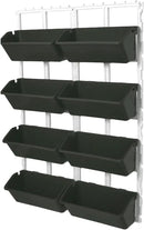 Vertical Wall Hanging Planter, 4-Tier Hanging Planter Rack, 8 Pockets Plant Vegetable Fruit Herb Hanging Pocket Holder Flowerpot or Flowers Vegetables Herb (Army Green) by CozyNest Decor