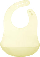 Olababy Fold N Go Silicone Baby Bib w Travel Case | Lightweight Design Eases Pressure Bruising for Infants & Toddlers by TinyTreasures Baby Boutique
