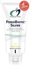 Designs for Health PerioBiotic Silver Hydroxyapatite Toothpaste - Fluoride Free Toothpaste with Oral Probiotics with Whitening Hydroxyapatite - Supports Gum Health & Remineralization (4oz Lemon) by CozyNest Decor