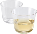 Vintage Crystal Lowball Tumbler Glasses, Set of 2 (5 OZ)