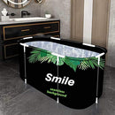BESTHLS Portable Bathtub for Adult, Foldable Bathtub Folding Soaking Bath Tub,Eco-Friendly Bathing Tub for Shower Stall (Large, Green) by TinyTreasures Baby Boutique