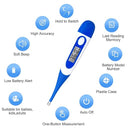 Berrcom Digital Thermometer for Adults, Oral and Underarm Thermometer for Baby and Kids Medical Thermometer with Fever Alarm Rectal Thermometer with Soft Tips by TinyTreasures Baby Boutique