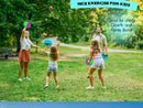 Toss and Catch Ball Set 4 Pack - Beach Toys Pool Toys Outdoor Games for Family Toddlers Kids Adults - Outside Yard Games- Classic Birthday Gift for 3 4 5 6 7 8 9 10 11 12+ Years Old Boys Girls by TinyTreasures Baby Boutique