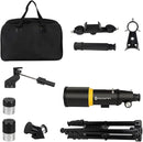 Telescope for Adults, 90mm Aperture 600mm Refractor Telescope for Kids and Beginners, Telescopes for Adults Astronomy with Handbag and Phone Adapter by TinyTreasures Baby Boutique