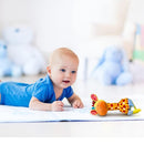 HUADADA Baby Soft Rattles Shaker, Infant Developmental Hand Grip Toys, Sensory Learning Toys with Teether, Sounds for Baby, 3-6-9-12 Months Old by TinyTreasures Baby Boutique