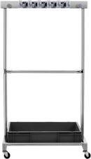 VEVOR Garden Tool Organizer, 10 Slots with Hooks, Yard Tool Tower Rack with Wheels for Garage Organization and Storage, Hold Long-Handled Tool/Rake/Broom, Metal Tool Stand Holder for Shed, Outdoor by GreenHaven Gardens