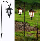 MAGGIFT 34 Inch Hanging Solar Lights, Decorative Garden Lanterns with 2 Shepherd Hooks, Solar Powered Coach Lights, Warm White LED Outdoor Lighting for Landscape, Yard, Pathway and Patio, 2 Pack by GreenHaven Gardens
