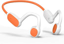Kids Headphones, Bluetooth 5.2 Air Conduction Open Ear Headphones, 85dB Volume Limiting, Stereo Sound with Mic, IPX5 Waterproof, 20H Playtime, Perfect for School and Outdoor Activities-White by TinyTreasures Baby Boutique