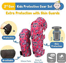 Soft-Style Kids Knee and Elbow Pads with Bike Gloves, Flexible Impact-Resistant Gear for Ages 2-11, Designed for Balance Bikes, Roller-Skating, and Skateboarding by TinyTreasures Baby Boutique