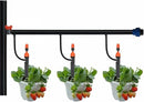 Kalolary 1/4 Inch Drip Irrigation Emitters, 20PCS Micro Spray Irrigation Drippers for 4/7mm Tube Adjustable Water Flow Sprinklers Garden Irrigation Sprayer for Potted Plants Watering System (Orange) by GreenHaven Gardens