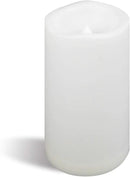 CANDLE CHOICE Waterproof Outdoor Battery Operated Flameless Candle with Timer Large Plastic Resin Bright Flickering Electric LED Pillar Lantern Patio Garden Wedding Christmas Decorations 4”(D) x6”(H) by GreenHaven Gardens