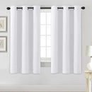 H.VERSAILTEX White Curtains for Bedroom Thermal Insulated Room Darkening Living Room Curtains Grommet Privacy Protection Window Curtain Panels/Drapes for Nursery, 2 Panels, 42x63 Inches, Pure White by CozyNest Decor