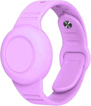 Waterproof Airtag Bracelet,Hidden Airtag Wristband,Anti-Lost Silicone Apple Airtag Holder Case,Airtag Case Cover Accessories Watch Band GPS Tracker-Voliet by TinyTreasures Baby Boutique