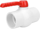 3Inch PVC Ball Valve Water Pipe Shut-off Valve Socket with Red T-Handle for Cold Water Supply lines, Irrigation Pipe fitting System(Socket x Socket), 3" PVC Water Shut-off Valves Fitting, SCH40 by GreenHaven Gardens