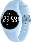 Kids Watches for Girls Boys Digital Sport Watch with Step Counter Pedometer Vibration Alarm Clock, No App Waterproof Fitness Tracker Kids Watch Boys Girls Teens Students Ages 5-16 by TinyTreasures Baby Boutique