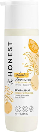 The Honest Company Silicone-Free Conditioner | Gentle for Baby | Naturally Derived, Tear-free, Hypoallergenic | Citrus Vanilla Refresh, 10 fl oz by TinyTreasures Baby Boutique