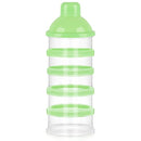 Accmor Formula Dispenser On The Go, 5 Compartments Stackable Formula Container for Travel, Baby Milk Powder Kids Snack Container, BPA Free by TinyTreasures Baby Boutique