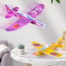 Manmel 50 Pcs Foam Gliders Planes Toys for Kids, Paper Airplane, Party Favors Goodie Bag Stuffers, Outdoor Flying Toys, Bulk for Classroom Prizes Boys and Girls by TinyTreasures Baby Boutique