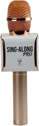 Sing-Along PRO Bluetooth Microphone - Wireless Karaoke Mic for Kids & Adults - Portable Home Karaoke Mic with Stereo Audio (Rose Gold) by TinyTreasures Baby Boutique