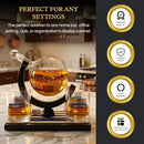 Police Officers Decanter - Whiskey and Wine Set 850ml by The Wine Savant