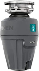 Moen Gray EX Series Prep Series 1/2 Horsepower Garbage Disposal, EX50C by CozyNest Decor