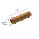 Dnyta 20pcs Drip Irrigation Fittings Drip Line Connectors Kit 17mm Drip Irrigation Tubing 1/2 Inch Drip Irrigation Kit for Most 1/2" Irrigation Tubing or Sprinkler Systems by GreenHaven Gardens