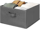 MAX Houser Hanging Shelf Closet Storage Organizer Removable Drawers ，Hanging Storage Organizer Hanging Sweater 2 Sock Underwear Drawers for Closet, Bedroom, Dark Grey by CozyNest Decor