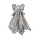 Pro Goleem Elephant Security Blanket, Soft Lovey Unisex Lovie Baby Gifts for Newborn Boys and Girls Snuggle Toy Stuffed Animal Grey 16 Inch by TinyTreasures Baby Boutique