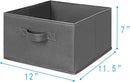 MAX Houser Hanging Shelf Closet Storage Organizer Removable Drawers ，Hanging Storage Organizer Hanging Sweater 2 Sock Underwear Drawers for Closet, Bedroom, Dark Grey by CozyNest Decor