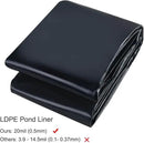 10 x 13 Feet Pond Liner, 20 Mil Pond Liners for Outdoor Ponds, Black LDPE Pond Liner for Waterfall, Fish Koi Ponds, Garden Fountain by GreenHaven Gardens