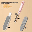 Multi-Functions Travel Lint Remover, Pet Hair Remover, Fur Remover for Dogs & Cats, Efficient Hair Collector,Pet Hairs Brush,Magic Fur Brush D (Pink) by CozyNest Decor
