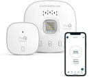 CHAMBERLAIN Smart Garage Control - Wireless Garage Hub and Sensor with Wifi & Bluetooth - Smartphone Controlled, myQ-G0401-ES, White by GreenHaven Gardens