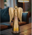 Regal Art & Gift Angel Statue - Metal Indoor/Outdoor Garden Statue Deals, Elegant Garden Decor, Beautiful Gifts for Women, Exquisite Angel Statues for Garden, 16-Inch, Gold by CozyNest Decor