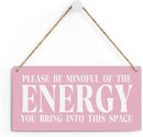 Pink Room Decor Spiritual Decoration Meditation Room Decoration Inspirational Spa Positive Affirmations Wall Decor Wood Plaque Sign Hanging Door Sign Home Office Yoga Room by CozyNest Decor