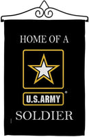 Army Soldier Dorm Decor Banner Wall Art Flag Pole Patio Lawn Garden Room Decorations Indoor Outdoor Tapestry Yard Signs Armed Forces American Military Veteran Retire Official Made In USA by GreenHaven Gardens