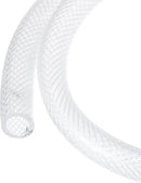 1/2" x 5/8" Braided Clear Plastic PVC Tubing 10ft High Pressure Flexible Reinforced Vinyl Tube, [for Garden Irrigation, Water Hose, Fish Tank, Water Transfer] - 12.7x15.9mm by GreenHaven Gardens