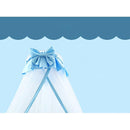 CdyBox Breathable Crib Netting Bed Curtains Canopy for Kids Mosquito Net Bedroom Decor (Blue, Mosquito net) by TinyTreasures Baby Boutique