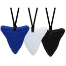 Chew Necklaces for Sensory Kids, 3 Pack Sensory Toys Silicone Chewy Necklace Sensory for Autism, ADHD, Anxiety or Other Special Needs- Reduces Chewing Fidgeting for Boys Girls Adults Chewer by TinyTreasures Baby Boutique