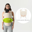Ergonomic Baby Carrier for Newborns to Toddlers (7-35 lbs) with Adjustable Straps and Belt Bag – Comfortable, Versatile, and Stylish Babywearing Solution by TinyTreasures Baby Boutique