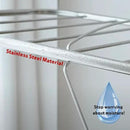 TRES BELLE 25NEW Stainless Steel Clothes Drying Rack(L)–Foldable,Lightweight,Anti-Slip Elastic Rods,Made in Korea,Indoor & Outdoor Use,Rust-Resistant,Towels Drying,Underwear,Baby Clothes–L Sizes