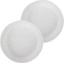 The HC Companies Flower Pot Saucers - Plastic Plant Saucer for Outdoors & Indoors - Traditional Design Plant Pot Trays for Water Drainage - Durable & Stylish Round Plant Tray (14-inch White) by GreenHaven Gardens