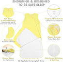 HAPIU Unisex Rayon Made from Bamboo Baby Sleep Sack TOG 1.0, 2-Way Zipper YKK, Wearable Blanket Baby by TinyTreasures Baby Boutique