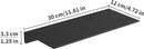 JOOM Metal Floating Shelf, 12" Black Shelf, Small Display Shelf for Wall Storage by CozyNest Decor