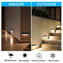 STLA12 6 Pack Low Voltage 12V LED Landscape Deck Light, Outdoor Retaining Wall Lights, IP65 Waterproof Step Lights, for Stair Lighting and Yard Patio Pathway Walkway (2700K) by Kings Outdoor Lighting