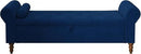 Storage Ottoman Bench for Bedroom, 63" End of Bed Bench with Rolled Arms Upholstered Ottoman Bench Fit for Bedroom, Living Room, Entryway, Velvet Navy Blue by CozyNest Decor