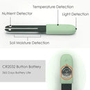 Soil Moisture Meter 4 in 1 for HHCC, Plant Water Monitor, Automatically detects Moisture/Temperature/Light/Fertility, Can Connect to Mobile Phone via Bluetooth, Plants Sensor for Indoor (Green - 1pcs) by GreenHaven Gardens