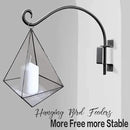 Qiang Ni Swivel Plant Hanger Bracket: Bird Feeder Hanger for Outdoor Wall Mount (12 - A, 12 Inch) by GreenHaven Gardens