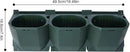 36 Pots Self-Watering Wall-Mounted Planter, 39.4”L x 46.5”H Vertical Wall Planter Self Watering Stackable Planters Vertical Garden Wall Garden Planter Outdoor Indoor for Herbs Flowers Strawberries by CozyNest Decor