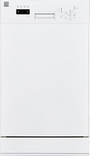 Kenmore 18" Built-in Stainless Steel Tub Dishwasher EasyFlex 3rd, SmartWash, UltraWash Plus, TurboDry, MoreSpace Adjustable Rack, Energy Star Certified, White by TinyTreasures Baby Boutique