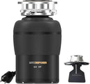 Garbage Disposal 3/4 HP for Kitchen sink Quiet with Stopper Power Cord, Easy install, Continuous Feed Food Waste Disposer Stainless Steel Grind 0.75 Horsepower AC Motor Unit (MAX-4) by CozyNest Decor